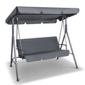 Gardeon Outdoor Swing Chair Garden Chair Bench Furniture Canopy 3