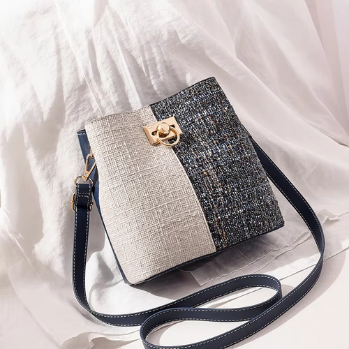 New Fashion Texture Bucket Bag - Foreign Gas Large Capacity Single