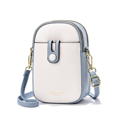 Fredecong Women's PU Leather Cell Phone Crossbody Bag - Compact Shoulder Purse