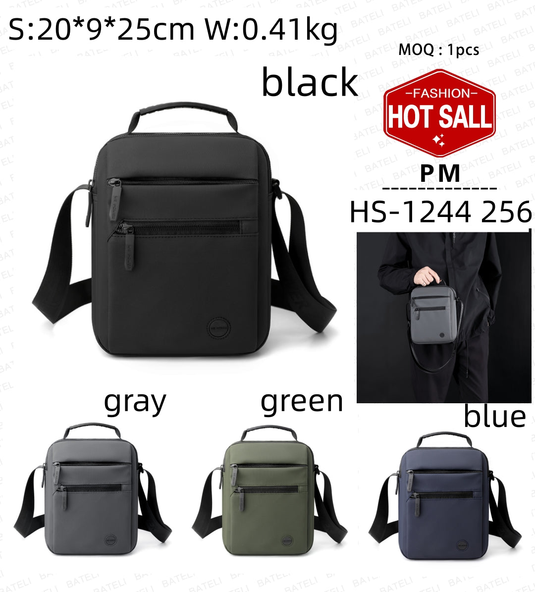 Men's Simple Casual Bag - Waterproof Large Capacity Business Commuting