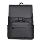 Diamond Pattern Men's Large Capacity Backpack