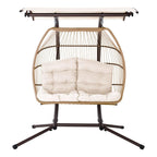 Gardeon Outdoor Furniture Lounge Hanging Swing Chair Egg Hammock Stand