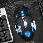 Gaming Mouse Wired(3200 DPI)  Breathing Light  Ergonomic Game USB