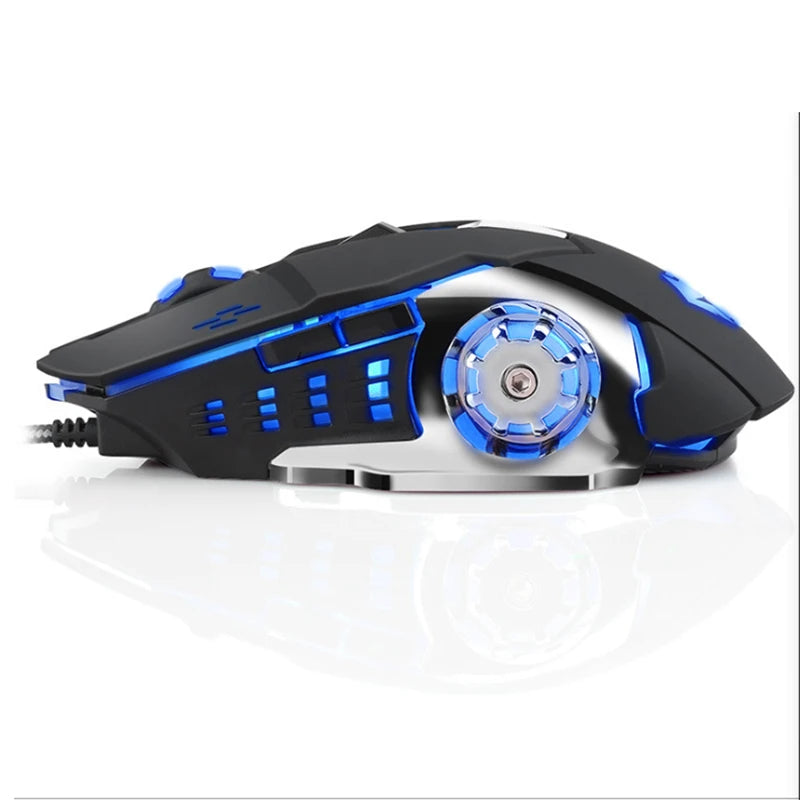 Gaming Mouse Wired(3200 DPI)  Breathing Light  Ergonomic Game USB