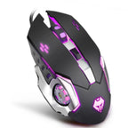 Gaming Mouse Wired(3200 DPI)  Breathing Light  Ergonomic Game USB