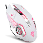 Gaming Mouse Wired(3200 DPI)  Breathing Light  Ergonomic Game USB