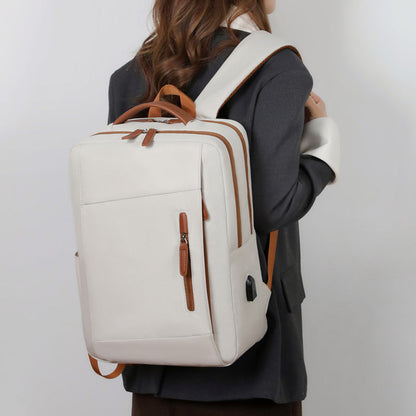 Fredecong Waterproof Nylon Laptop Backpack - Minimalist Travel & School Bag