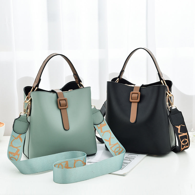 Trendy Fashion Shoulder Bag - Crossbody Foreign Trade Bucket Custom