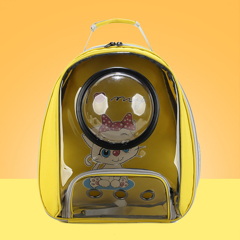 New Fashion Transparent Pet Bag - Cat and Dog Travel Backpack Bags