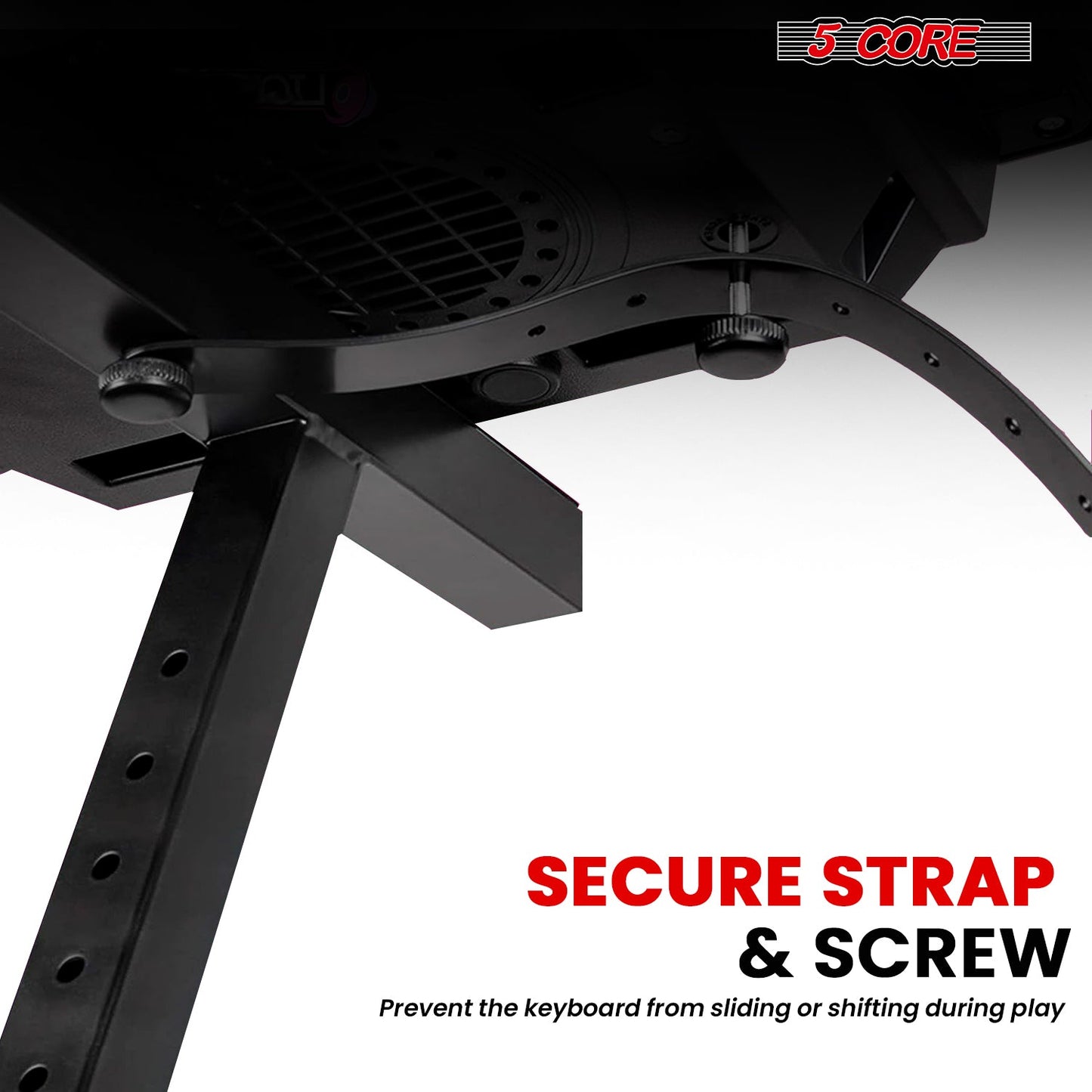 5Core 2 Tier Keyboard Stand Z Style Adjustable Heavy Duty Electric