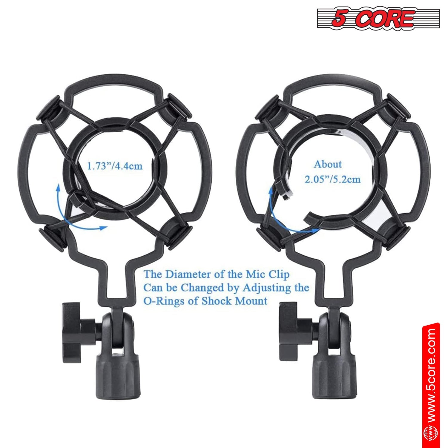 5Core Recording Microphone Podcast Bundle Professional Condenser