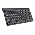 8WARE Compact Mini Ergonomic Keyboard USB & PS2 Black 89 Keys