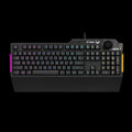 ASUS RA04 TUF GAMING K1 RGB Keyboard, Volume Knob, 19 Key Rollover,