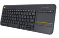 LOGITECH K400 Plus Wireless Keyboard with Touchpad & Entertainment