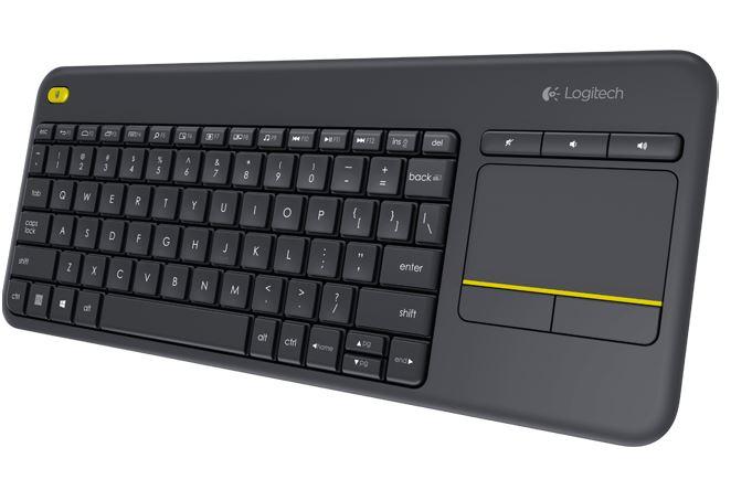 LOGITECH K400 Plus Wireless Keyboard with Touchpad & Entertainment