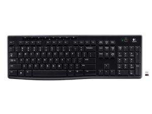 LOGITECH K270 2.4 GHz Wireless Full Size Keyboard 128-bit AES