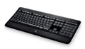 LOGITECH K800 Wireless Keyboard Adjustable Backlit Illumminum Hand