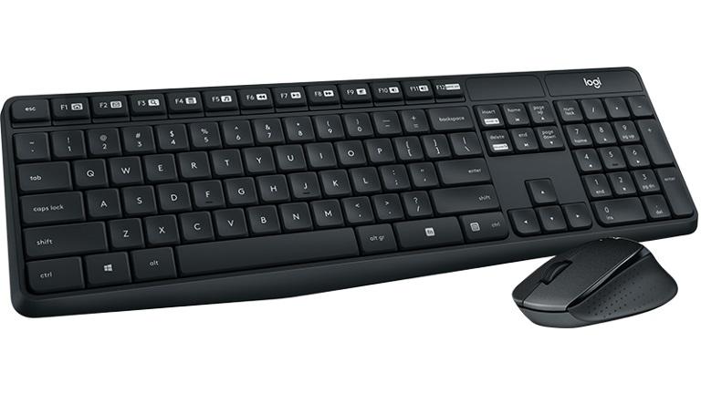 LOGITECH MK315 Quiet & durable Wireless Keyboard & Mouse Combo Media