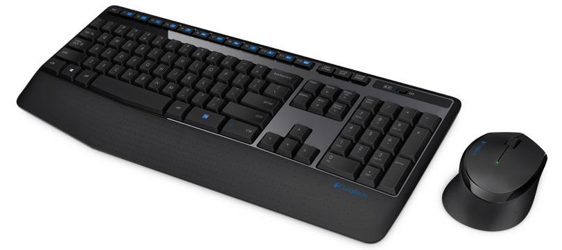 LOGITECH MK345 Wireless Keyboard & Mouse Combo Full Size 12 Media Key