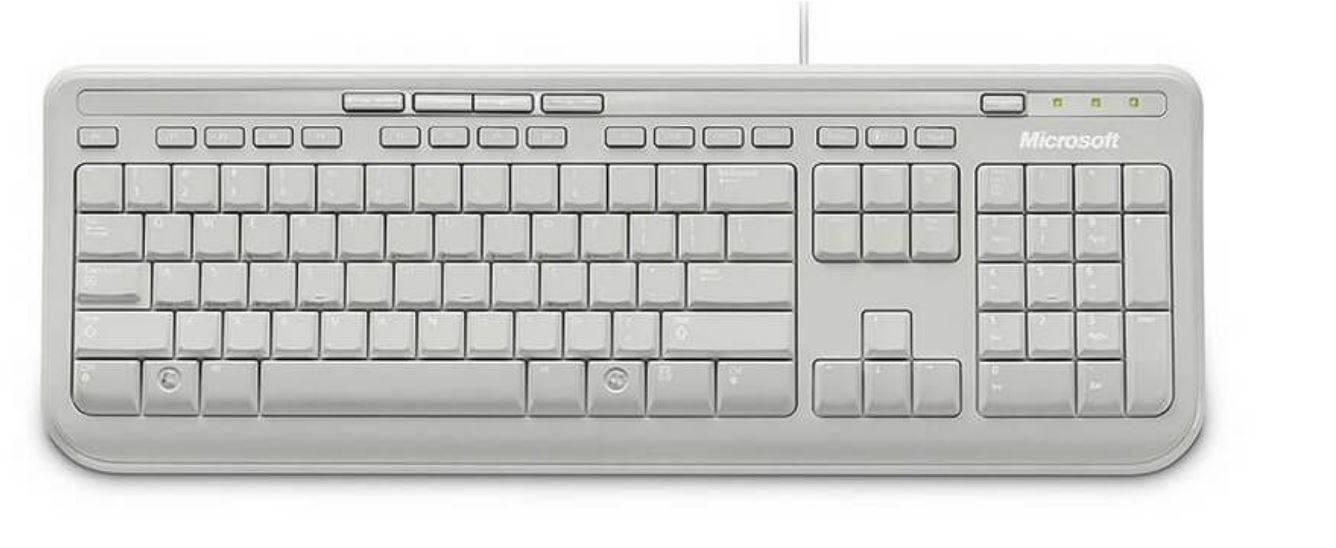 MICROSOFT Wired 600 Keyboard Only USB, 3 Year, ANB-00034 Retail Pack,