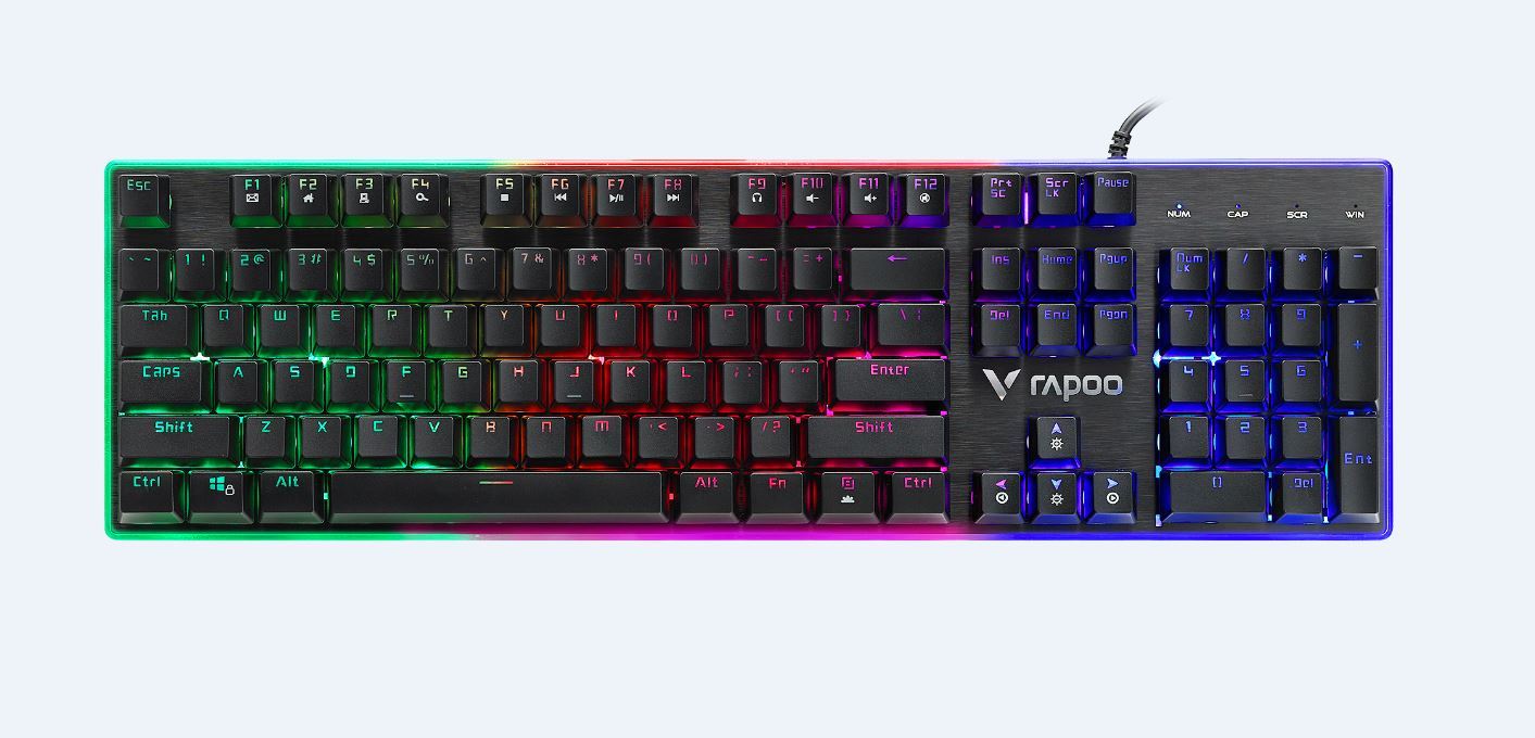 RAPOO V52PRO Backlit Mechanic-alike Gaming Keyboard