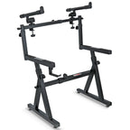 5Core 2 Tier Keyboard Stand Z Style Adjustable Heavy Duty Electric