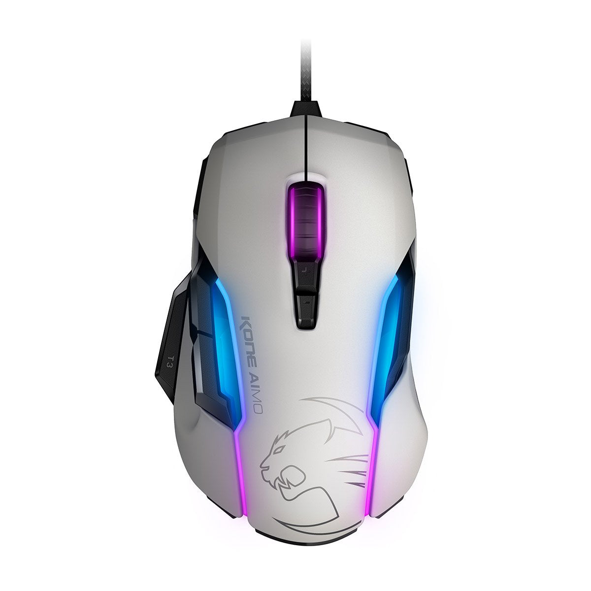 ROCCAT KONE AIMO RGBA Smart Customization Gaming Mouse (White Version)