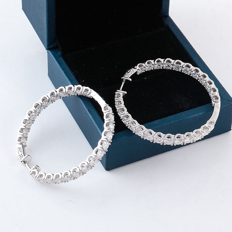 Personalized Big Diameter Earrings – Luxury Statement Jewelry