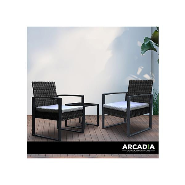 Outdoor 3 Piece Wicker Rattan Patio Set Garden Patio Home