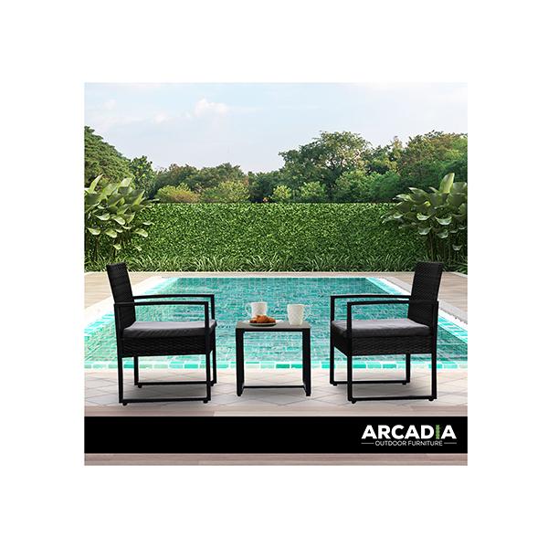 Outdoor 3 Piece Wicker Rattan Patio Set Garden Patio Home