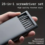 25 in 1 mini screwdriver set, flat head and cross shaped small