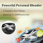 Portable Blender Fresh Juice Mixer Home Electric Wireless Charge Mini