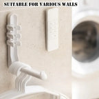 3pcs No Drill Magnetic Remote Holder - Wall Mount for TV/AC/DVD