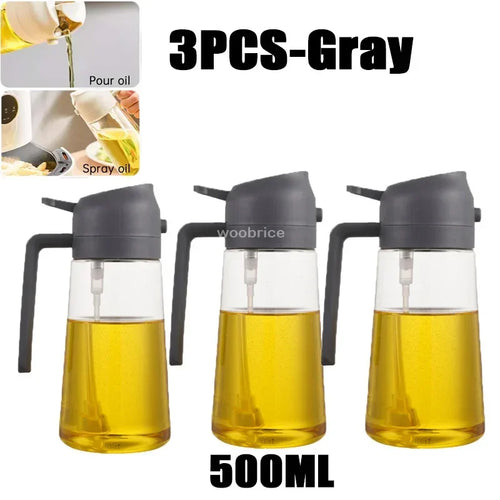 Olive Oil Spray Bottle for Oil Bottle Pouring for Cooking Oil Spices