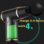 Mini USB Deep Tissue Massage Gun Muscle Relaxation Massage Equipment