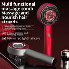 Electric Vibration Massage Comb Portable Hair Follicle Comb Scalp Oil