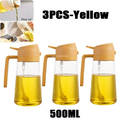 Olive Oil Spray Bottle for Oil Bottle Pouring for Cooking Oil Spices