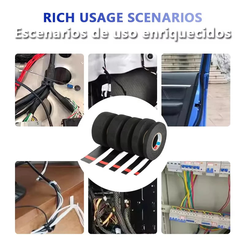 High Temperature Wire Harness Cloth Tape Automotive Cable Loom