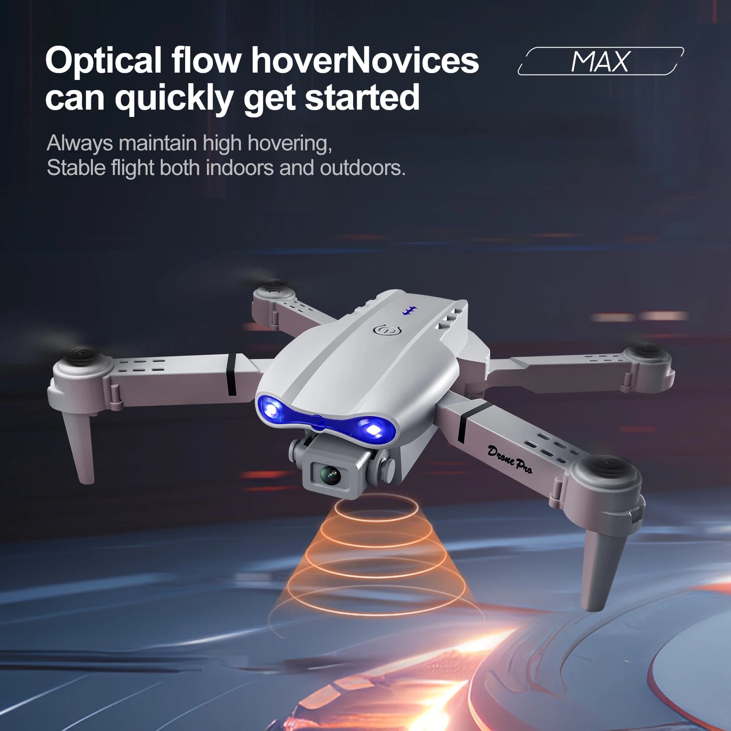 New E88 E99 Drone Remote Control with Screen Dual Camera Optical Flow