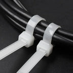 1000/100Pcs Nylon Cable Ties Self-locking Cord Ties Straps Adjustable