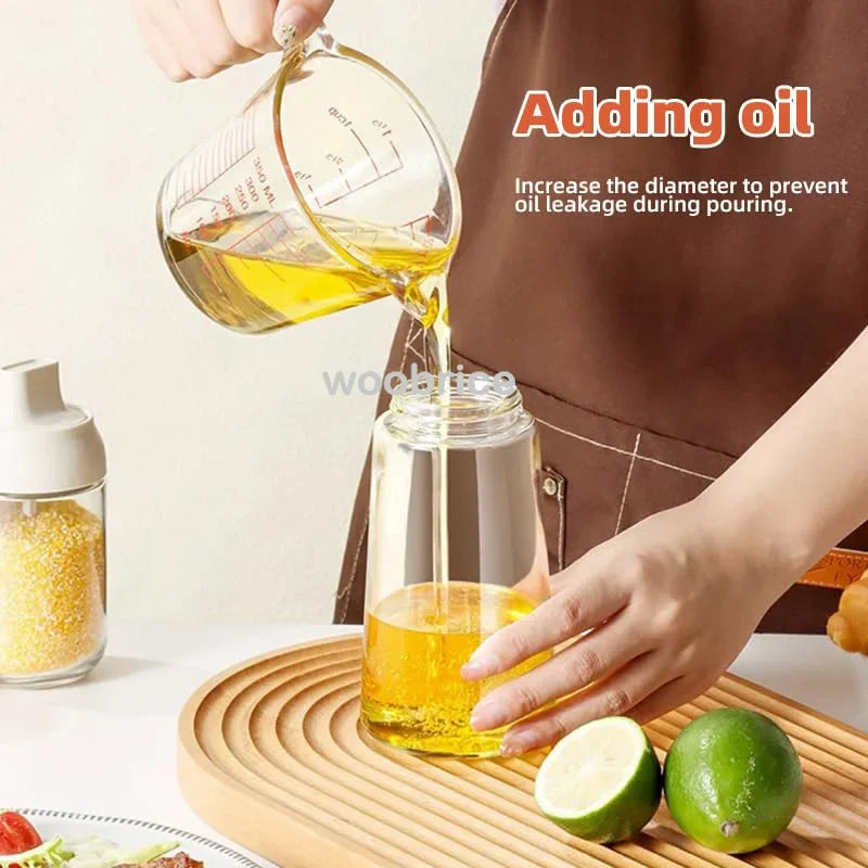 Olive Oil Spray Bottle for Oil Bottle Pouring for Cooking Oil Spices