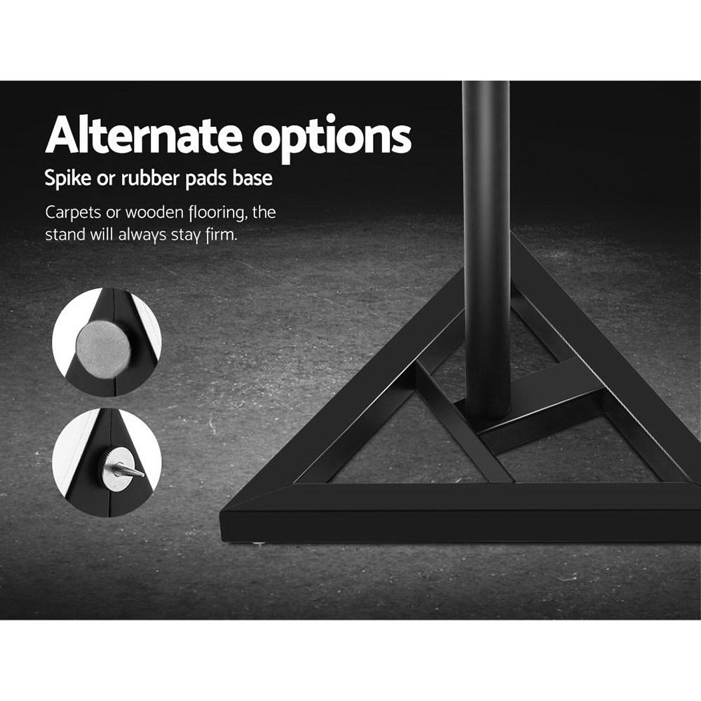 Alpha Speaker Stand 67-120cm Adjustable Height Surround Sound Studio