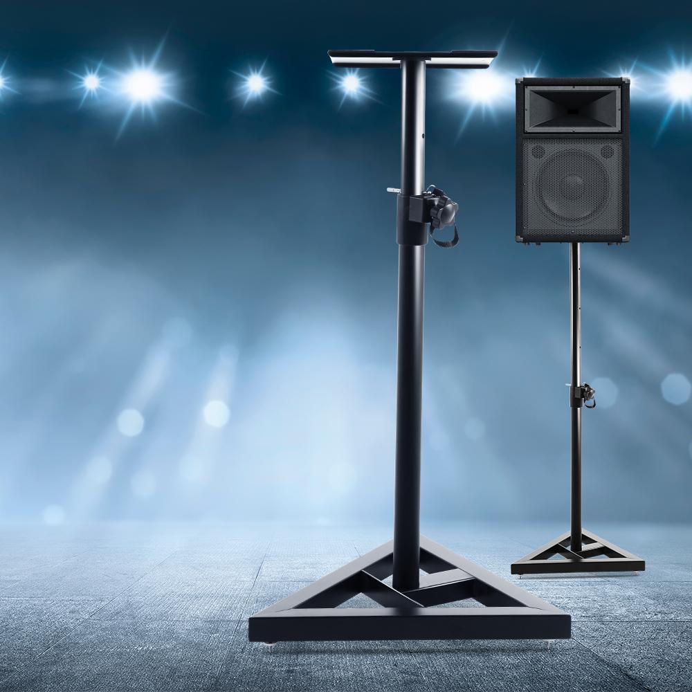 Alpha Speaker Stand 67-120cm Adjustable Height Surround Sound Studio