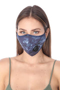 FASHION MASK O/TY002 CHARCOAL ANIMAL PRINT FILTER FACE MASK
