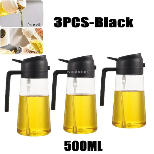 Olive Oil Spray Bottle for Oil Bottle Pouring for Cooking Oil Spices