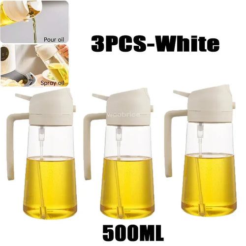 Olive Oil Spray Bottle for Oil Bottle Pouring for Cooking Oil Spices