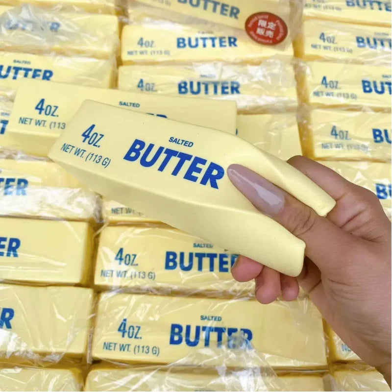 Soft Slow Rebound Butter Stick Squeezing toy Realistic Butter Sticks