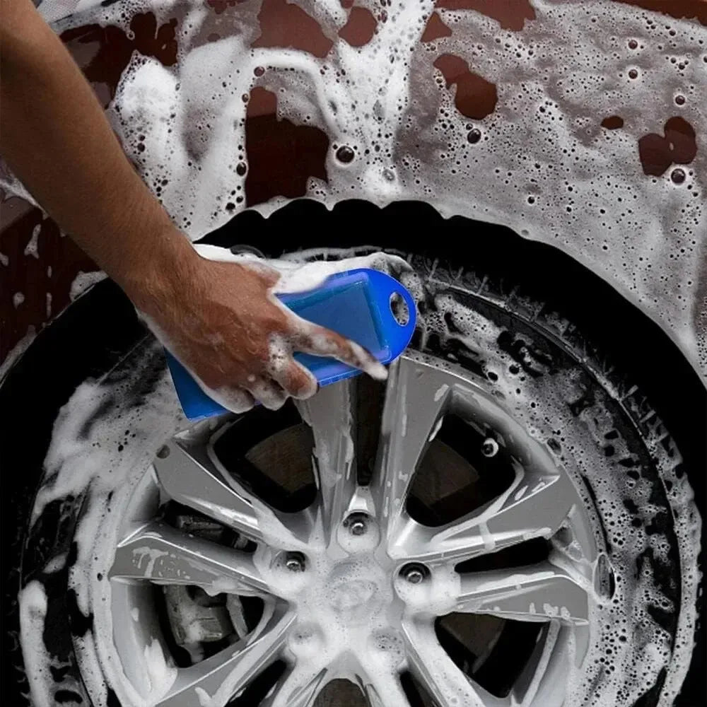 Waxing Sponge Brush for Car Tires Cleaning Tire Edges and Corners