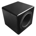 TRUAUDIO Compact Powered Subwoofer with 10' driver and dual passive