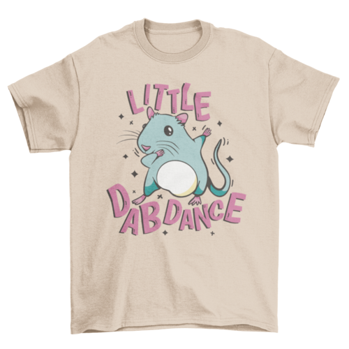 Cute mouse dabbing t-shirt